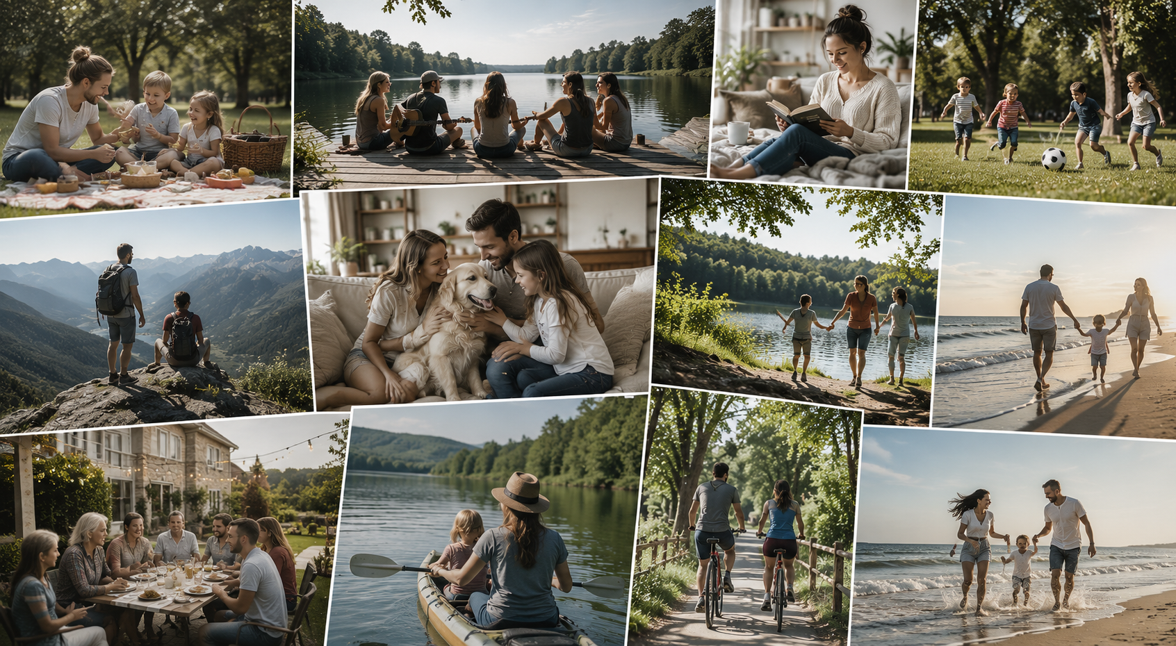 Des dizaines de souvenirs de famille, de vacances et de moments entre amis.